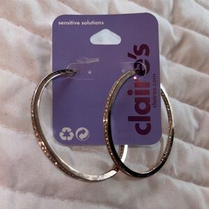Claire's Goldtone Hoop Earrings